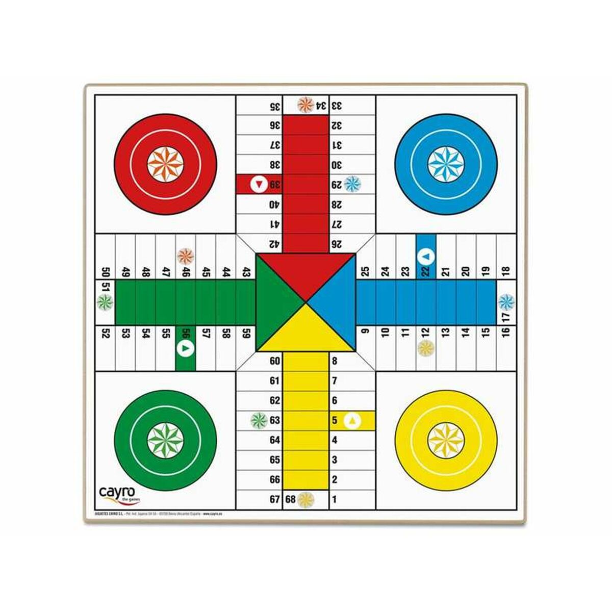 Deska Parcheesi Cayro 33 x 33 cm